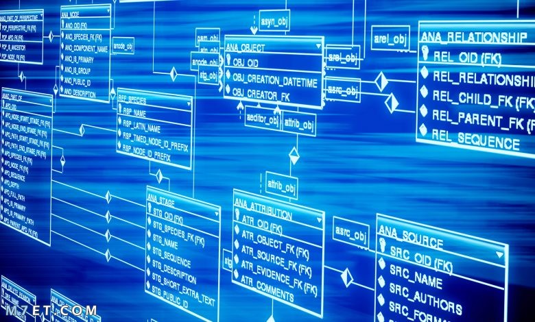 تعريف قواعد البيانات