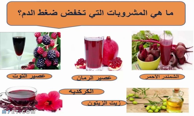 علاج الضغط العالي بالمشروبات